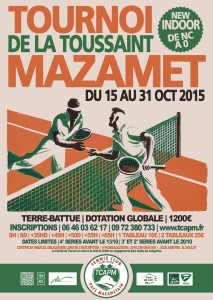TCAPM - Affiche Tournoi de la Toussaint 2015