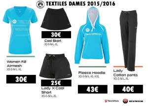 TCAPM - TEXTILES DAMES 2015-2016